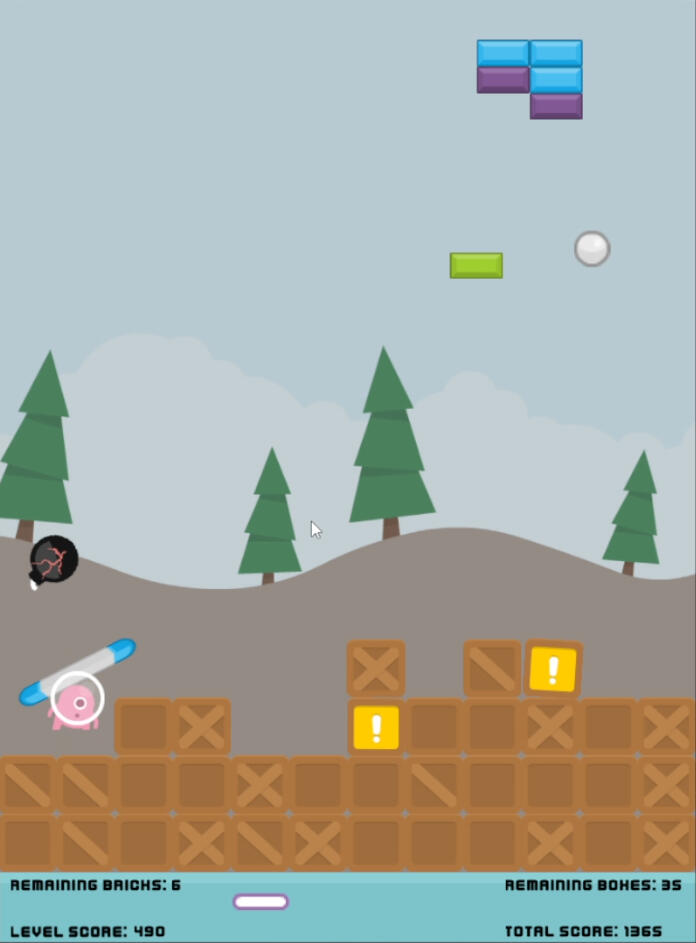 A screenshot of Bust-a-Brick