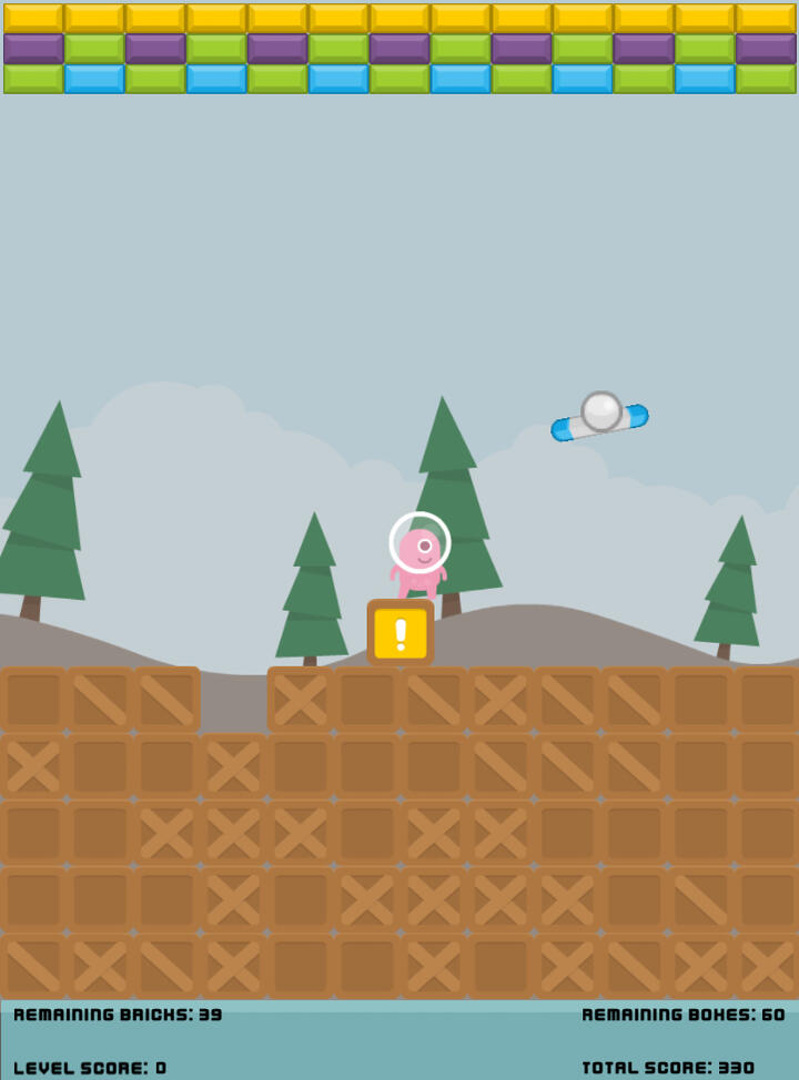 A screenshot of Bust-a-Brick