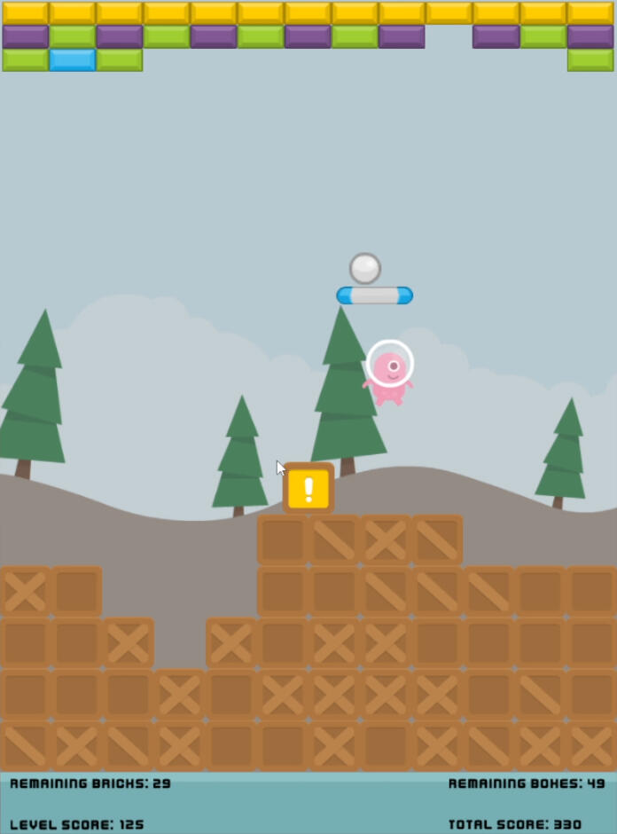 A screenshot of Bust-a-Brick
